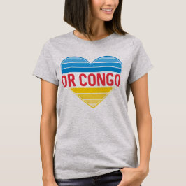 I Kärlek DR Kongo, Kongo-Kinshasa Heart T Shirt