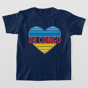 I Kärlek DR Kongo, Kongo-Kinshasa Heart T Shirt