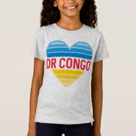 I Kärlek DR Kongo, Kongo-Kinshasa Heart T Shirt