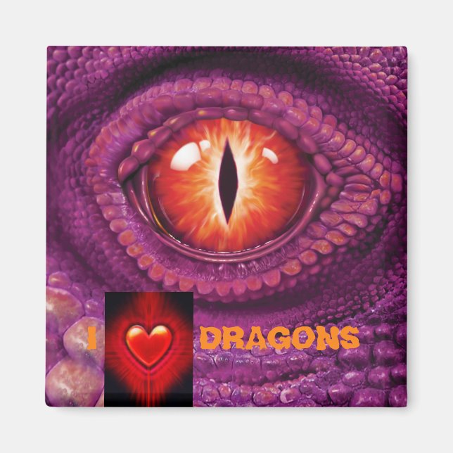 I Kärlek Dragons stora kvadrat i Öga Magnet (Framsidan)