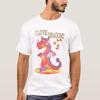 I Kärlek Dragons.. T Shirt