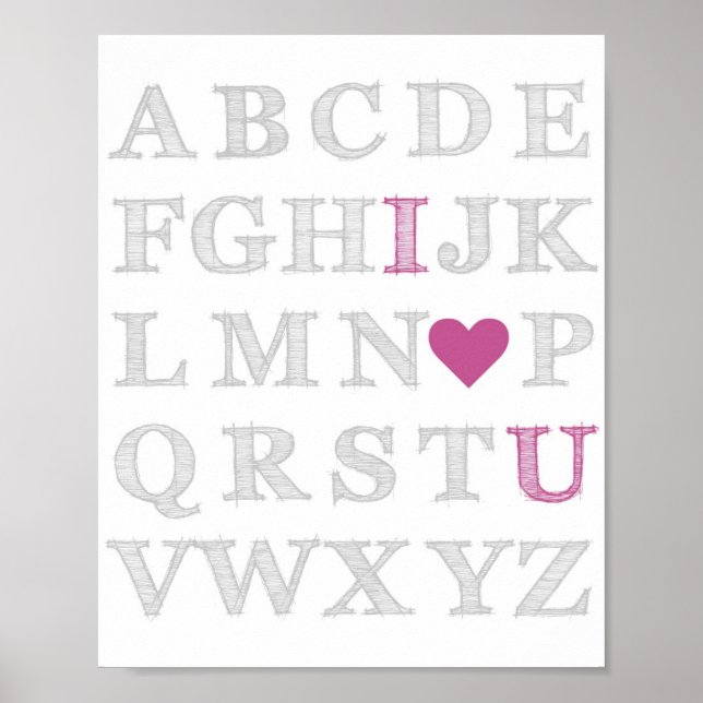 I kärlek du ABC:s Poster (Framsidan)