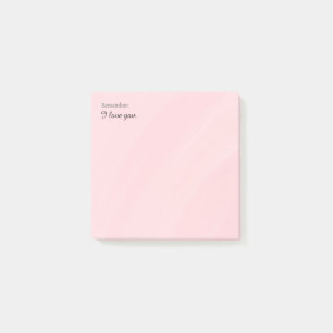 I Kärlek Du antecknade anteckningar Post-it Block
