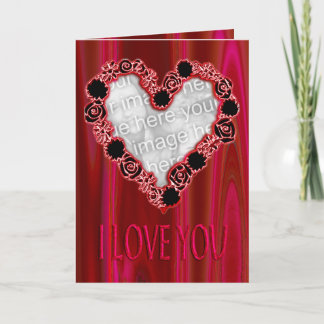 I kärlek du art deco-mall helgkort