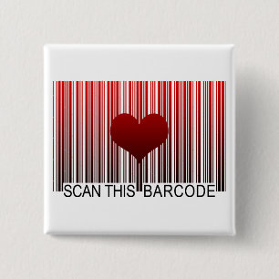 I KÄRLEK DU BARCODE KNAPP