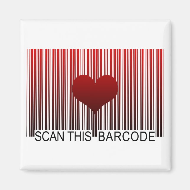 I KÄRLEK DU BARCODE MAGNET (Framsidan)