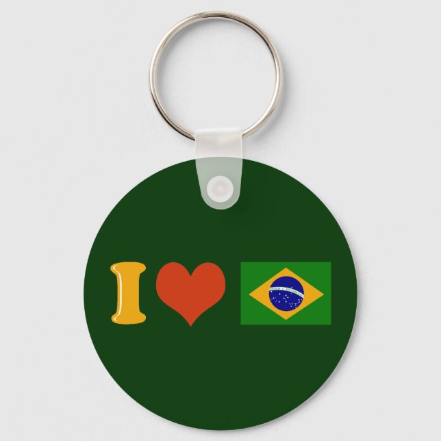 I kärlek du Brasilien Nyckelring (Framsida)