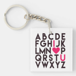 I KÄRLEK DU - Cute Romantic Alphabet