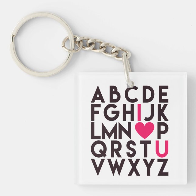 I KÄRLEK DU - Cute Romantic Alphabet (Framsidan)
