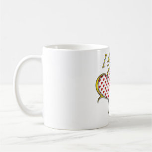 I Kärlek Du designar Guld Hearests Kaffemugg