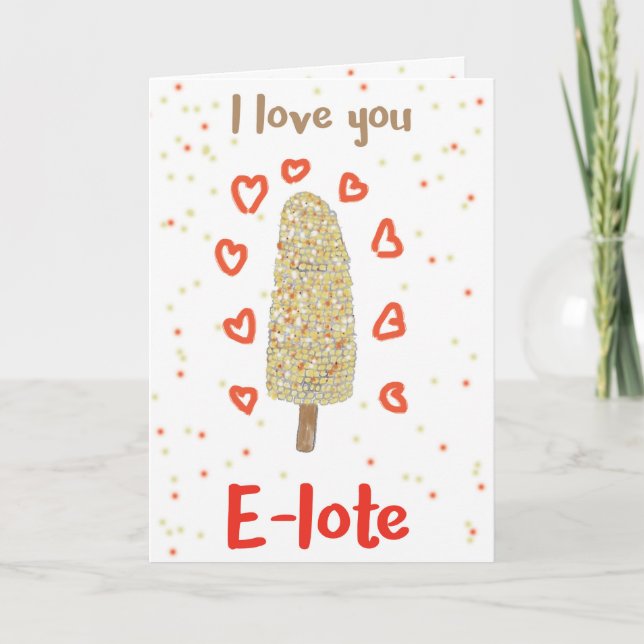 I kärlek du elote kort (Framsida)