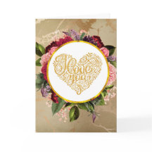 I Kärlek, du Finare Golden Ornate Heart Valentine