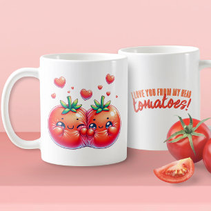I Kärlek Du från mitt huvud Tomater Kaffemugg