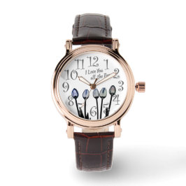 I Kärlek Du hela tiden, lägg till initialer Armbandsur