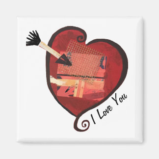 I kärlek Du hjärta Magnet