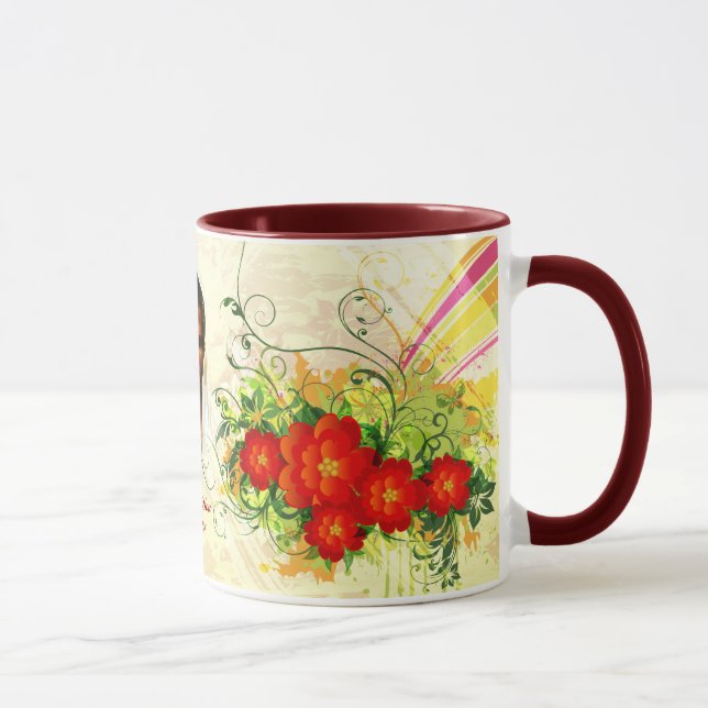 I Kärlek Du Jesus/Abstrakt Art 42A Mugg (Höger)