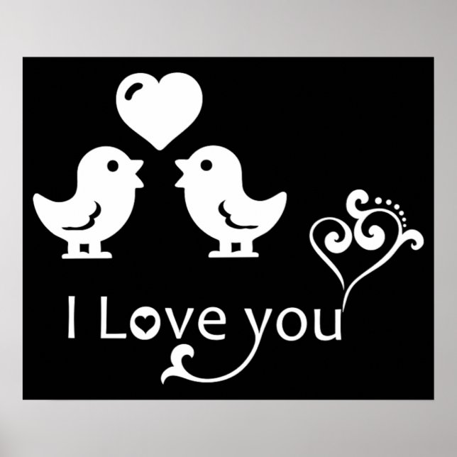 "I KÄRLEK DU" LOVEBIRDS POSTER (Framsidan)