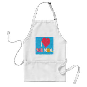 i kärlek du mamma apron förkläde