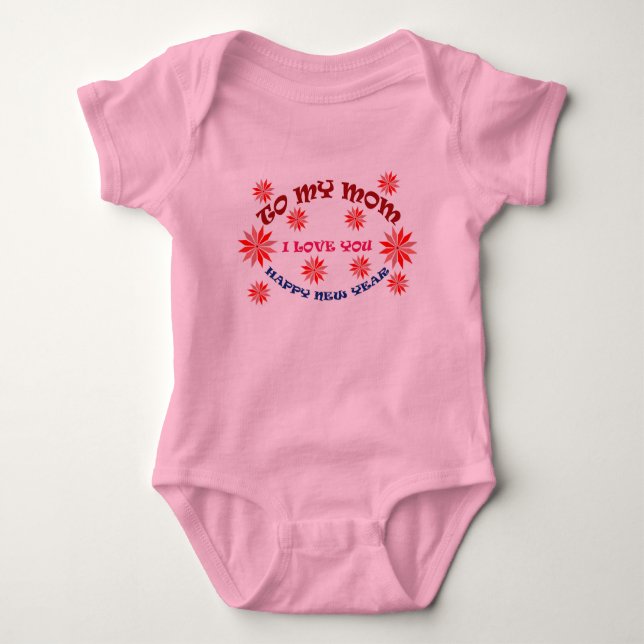 i kärlek du mamma, Baby Bodykosti T Shirt (Framsida)