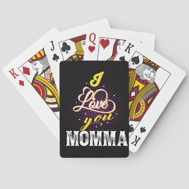 i kärlek du mamma casinokort (Baksidan)