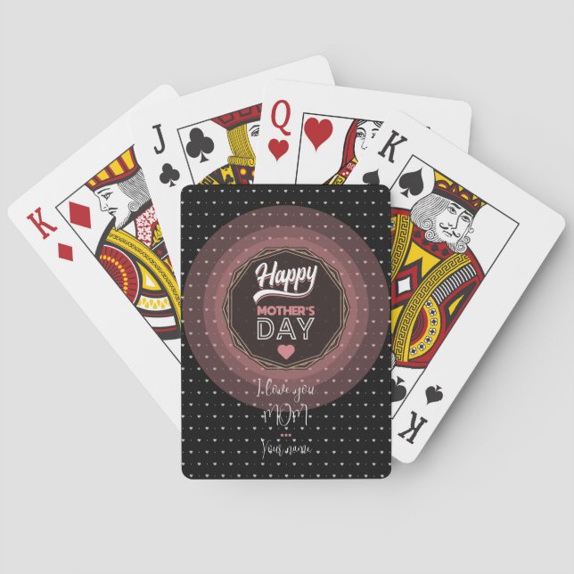 I kärlek du mamma casinokort (Baksidan)
