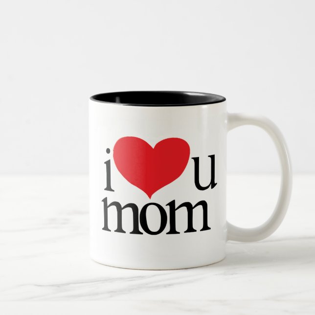 i kärlek du mamma kaffe mugg (Höger)
