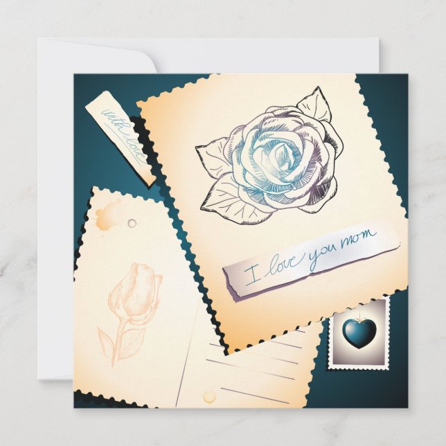 I kärlek du mamma, kort (Framsida)