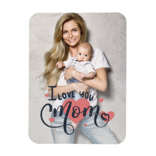 I kärlek du mamma, mors dag-foto magnet