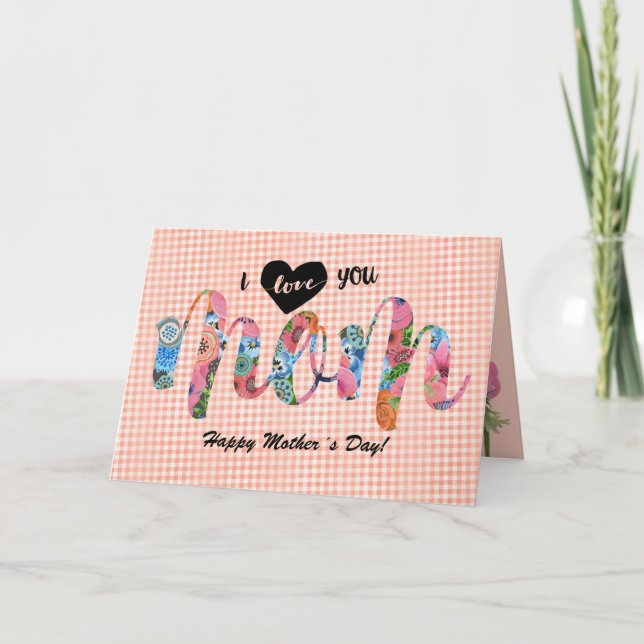 I kärlek du Mamma | Mor's day Card Kort (Framsida)