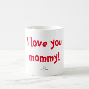"I kärlek du mamma" mugg efter Mamma och Teddy