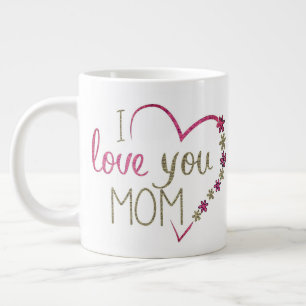 I kärlek du mamma mugg jumbo mugg