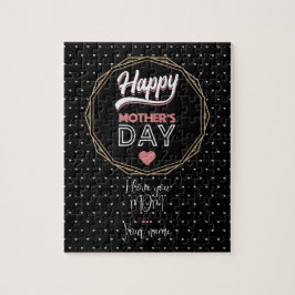 I kärlek du mamma pussel