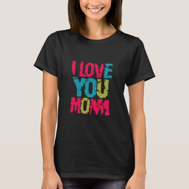 I kärlek du mamma t shirt (Framsida)