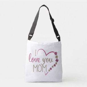 i kärlek du mamma T-Shirt Axelväska