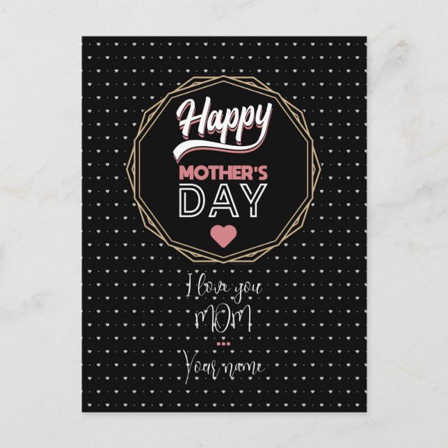 I kärlek du mamma vykort (Framsida)