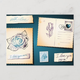 I kärlek du mamma, vykort