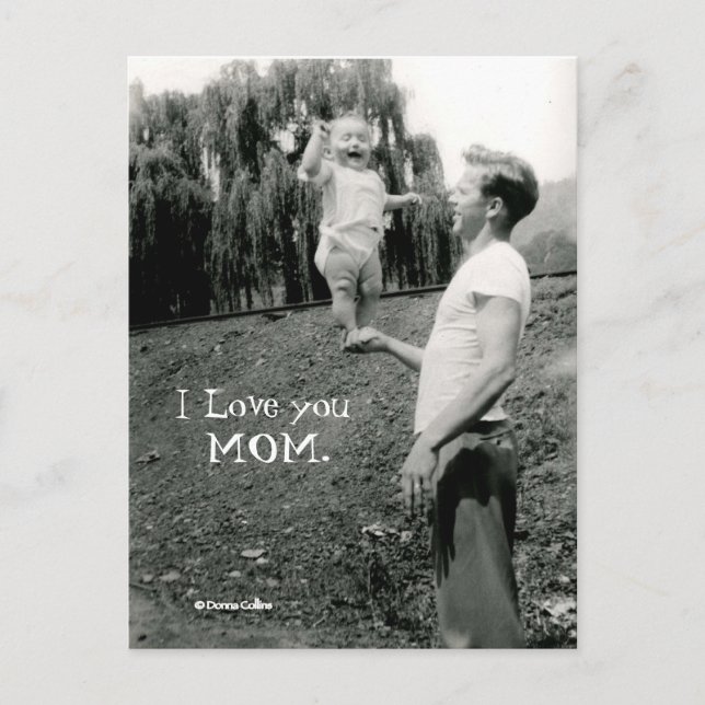 I kärlek du Mamma Vykort (Framsida)