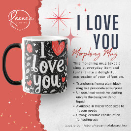 I Kärlek Du Morphing Mugg