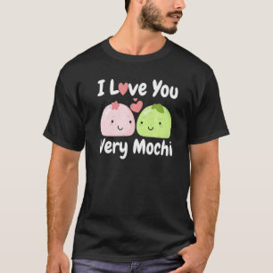 I Kärlek Du mycket Mochi Sorbet Popsicle Ice Cream T Shirt