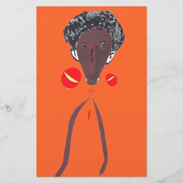 I kärlek du Nakupenda Swahili Brevpapper (Framsida)