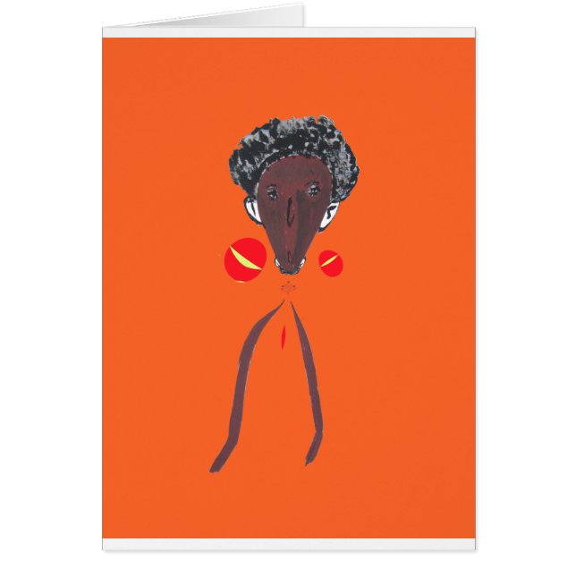 I kärlek du Nakupenda Swahili Hälsningskort (Framsidan)