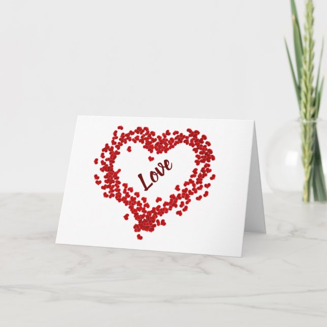 **I KÄRLEK DU*** OCH JAG KOMMER ATT **FÖR VIDARE** KORT (Framsida)