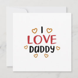 I kärlek du pappa hälsningskort | lycklig fars dag kort