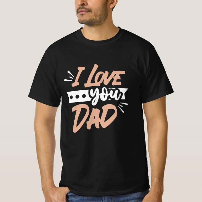 I Kärlek du Pappa T Shirt (Framsida)