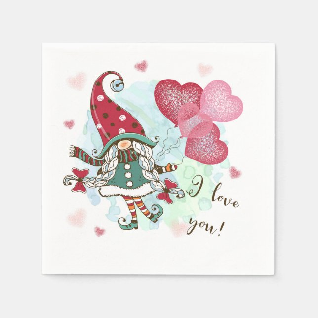 I kärlek du Pappersservett (Framsidan)