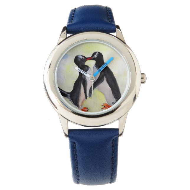 I kärlek du Penguins Watch Armbandsur (Framsida)