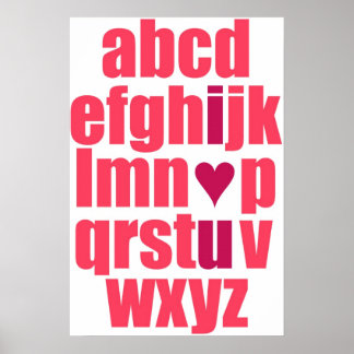 I kärlek du poster