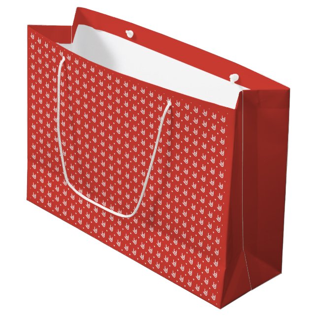 I Kärlek, du, Red Gift Bag (Framsidan Vinklad)
