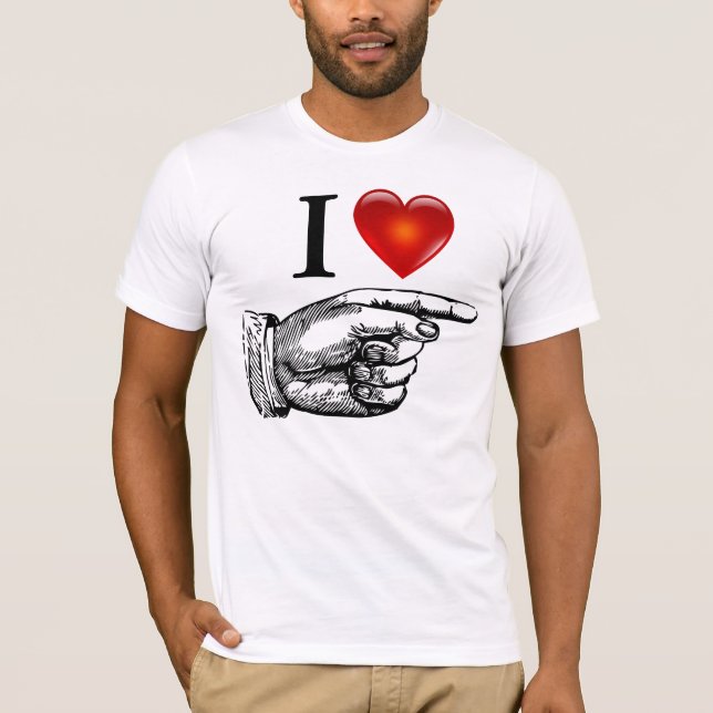 I Kärlek, du Shirt Tee Shirt (Framsida)