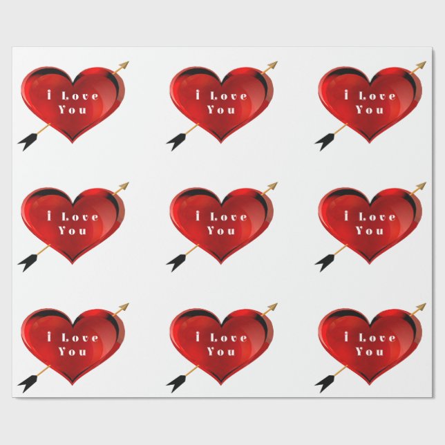 I Kärlek, du sveper Pappert Presentpapper (Platt)